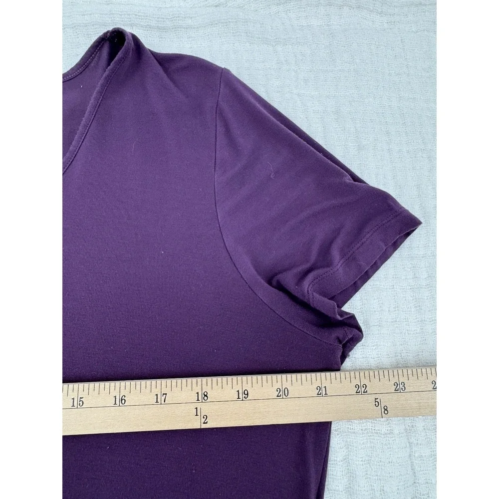 Soma Cool Nights Sleep Tee Shirt Size Large Purple Short Sleeve T-shirt